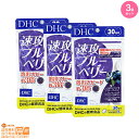 最大2000円クーポン 【3個セット】DHC 速攻ブルーベリー 30日分