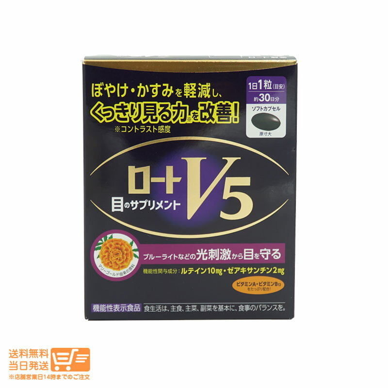 最大2000円クーポン ロートV5a 30粒 機能性表示食品 ロート製薬 送料無料
