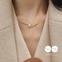 ネックレス レディース一粒フェイクパールプレゼント 女性 ネックレスプチプラ 細めチェーンアクセ