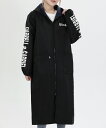 フード付きスモック エプロンコート割烹着作業用エプロン長袖 防風防寒キャンプ服 ロング かっぽう着