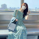 花柄 ロングワンピース レディース 春夏夏ワンピ おしゃれ 春 ワンピース韓国 涼しい ナチュラル