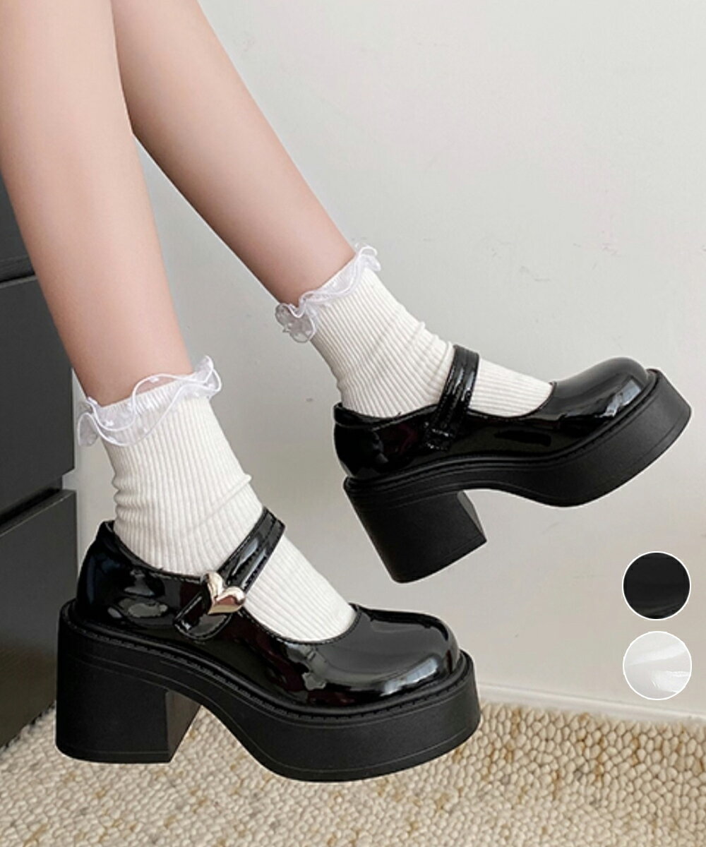 厚底ローファー韓国風 レディース美脚くつ身長盛れ靴痛くない ボリュームソール靴 学院風ローファー黒