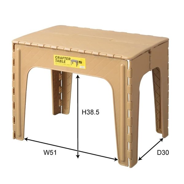 クラフターテーブル スクエア ブラック LFS-415BK 2