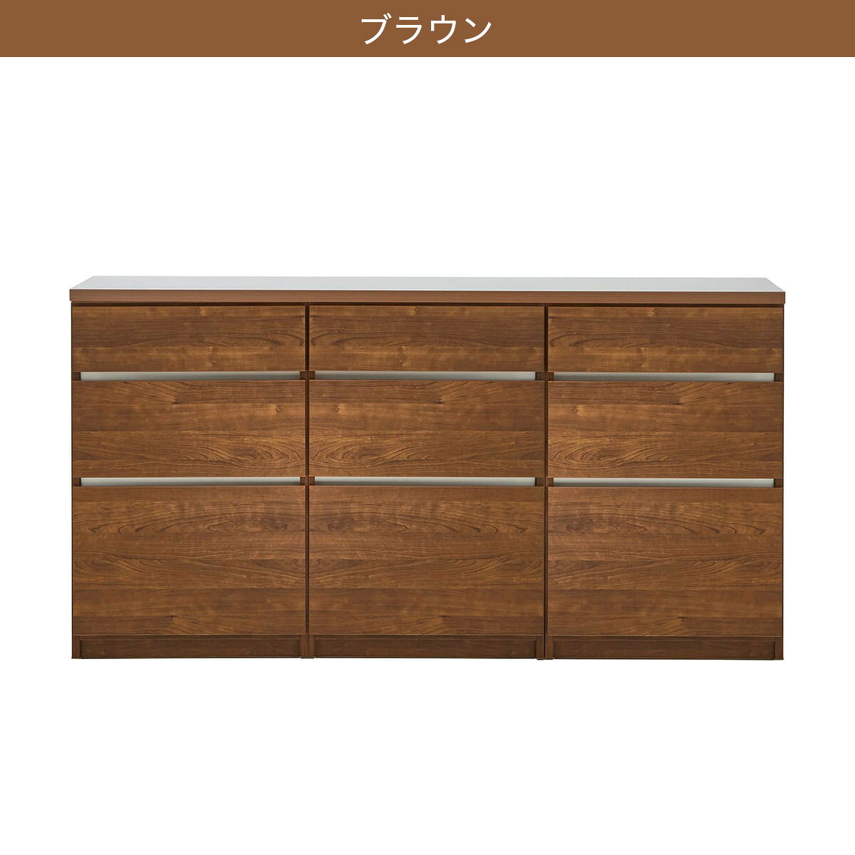 シンプルキッチンカウンター 180 (引き出し+引き出し+引き出し)【配送員設置商品】ニトリ [2]