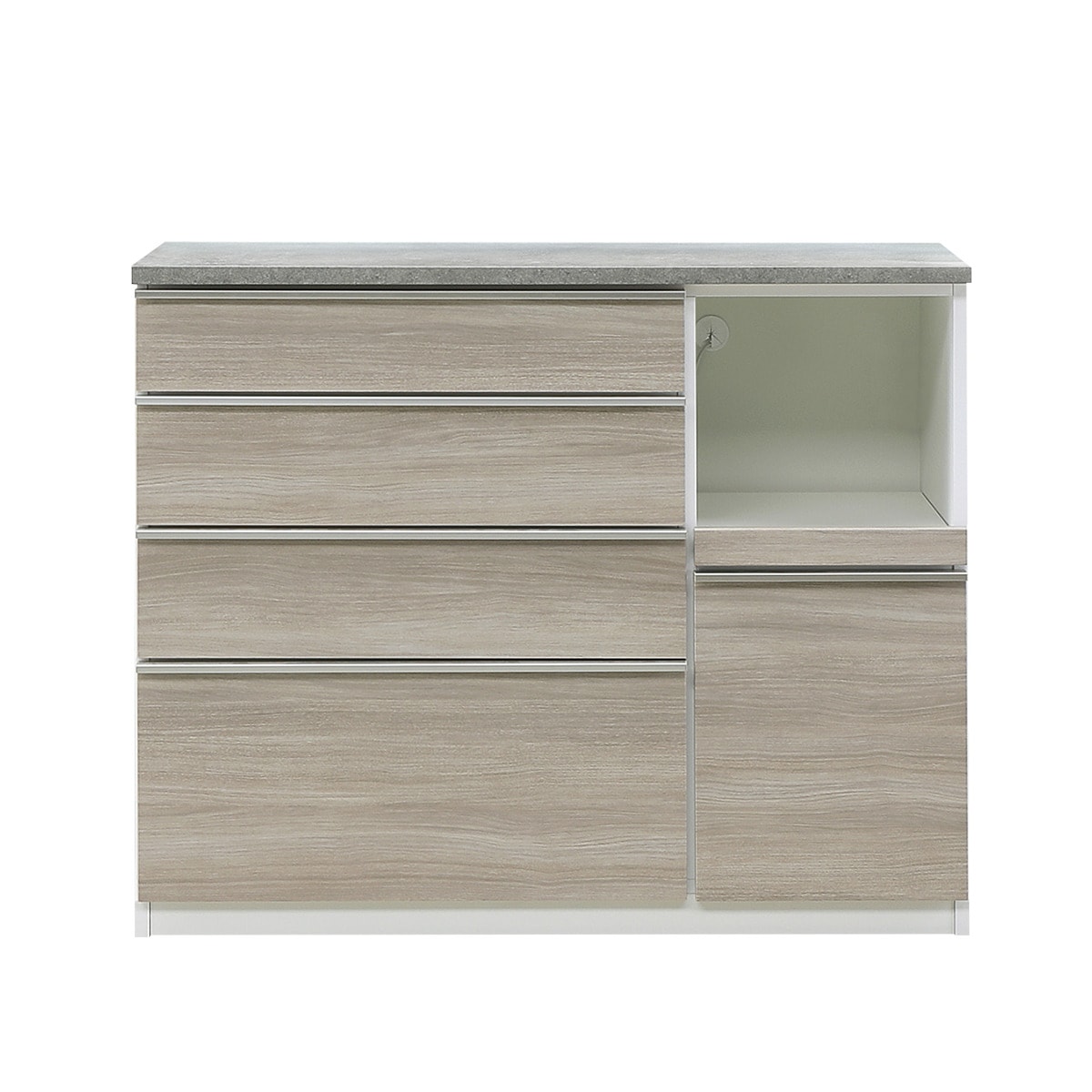 キッチンカウンター(MK401 117 GW)【配送員設置商品】