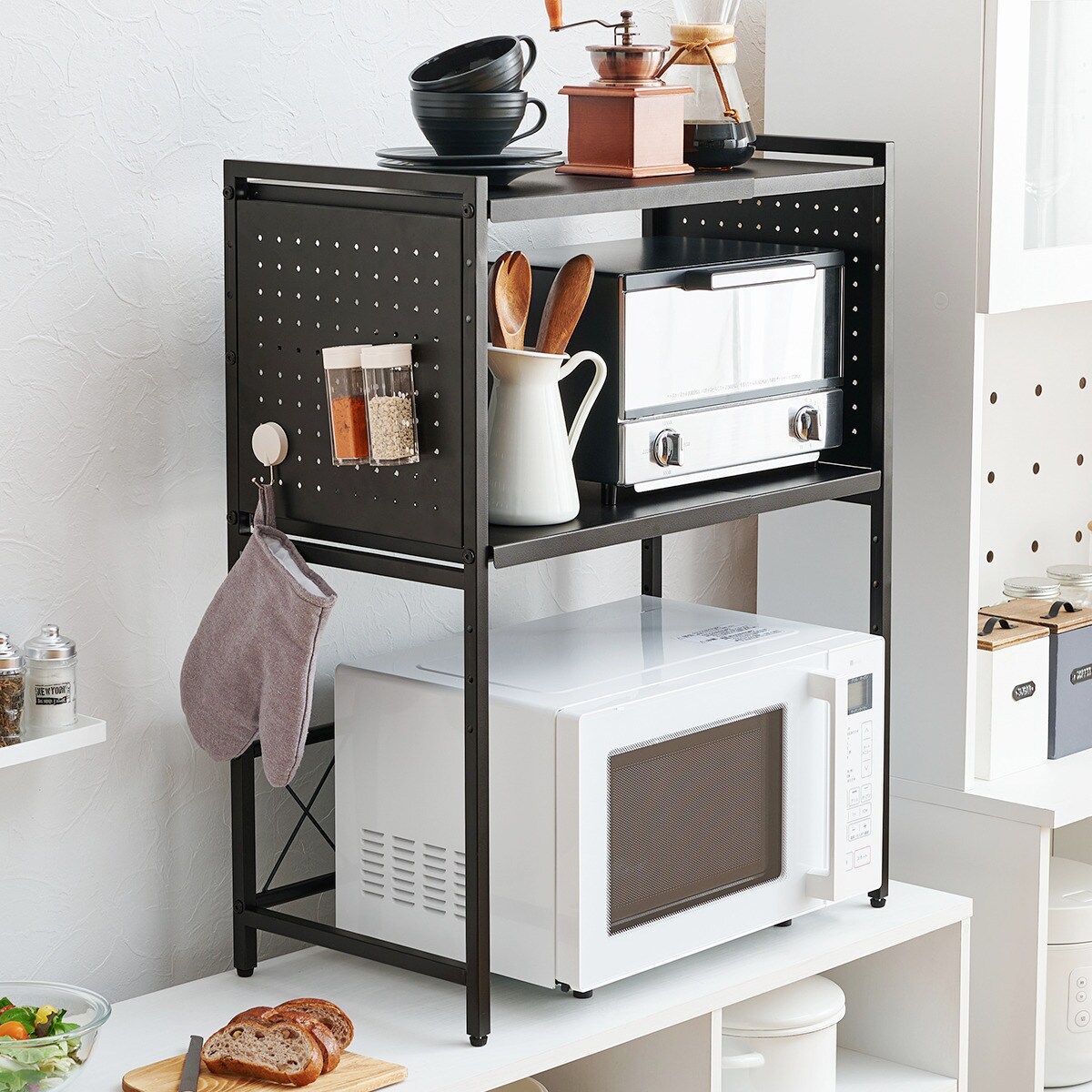 nupur　レンジ棚　美品 レンジラック(OT001 WH/WH) | ニトリネット【公式】 家具・インテリア通販