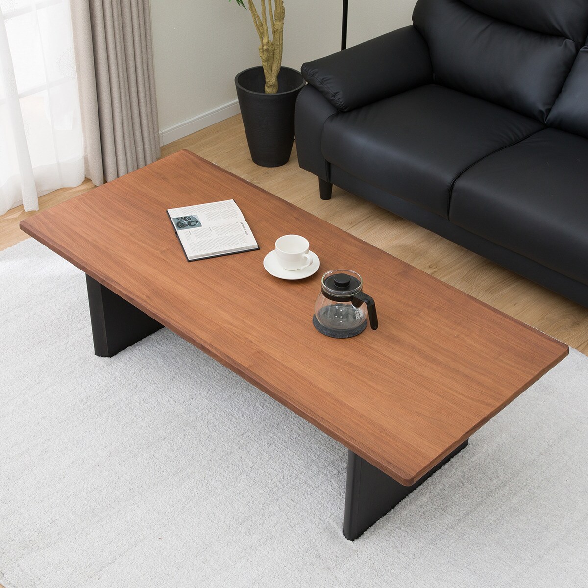 センターテーブル(KM04 135 T17497XRG MBR)　 【配送員設置商品】