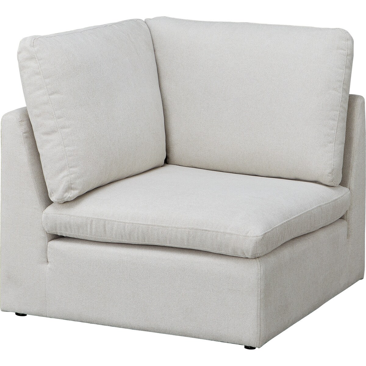 布張り1人掛けコーナーソファ(SD11)　 【配送員設置商品】