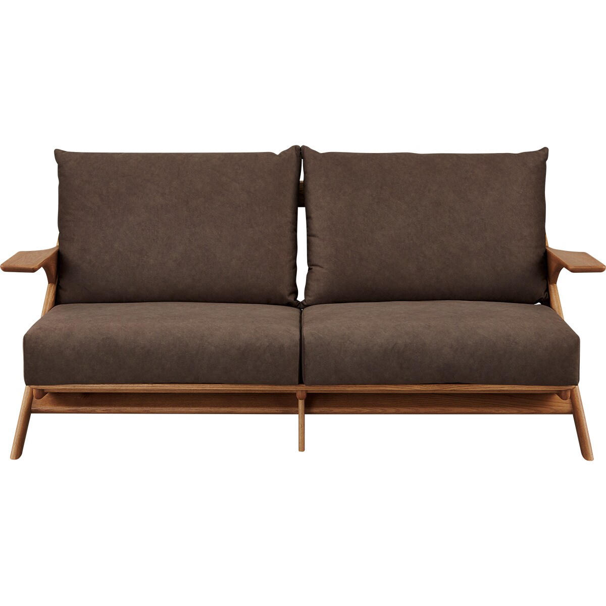 3人掛け布張りソファ(CE301 MBR)【配送員設置商品】