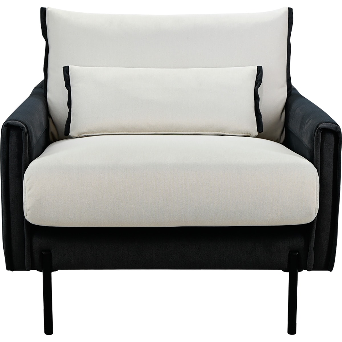 1人掛け布張りソファ(OM03 DGY)【配送員設置商品】