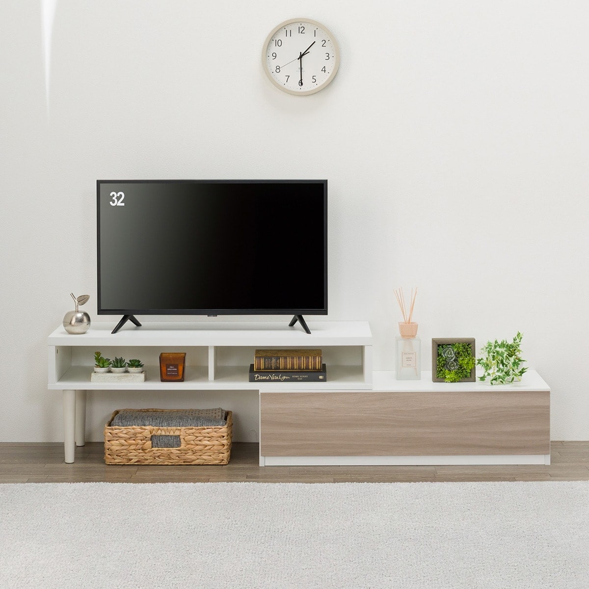 楽天市場】ローボード テレビ台 ニトリ（カラーグレー）（収納家具 
