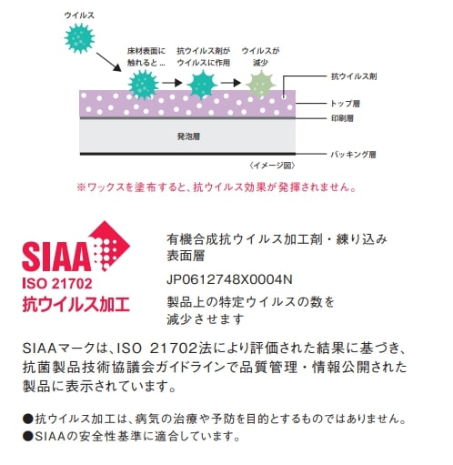 撥水・抗菌・防カビ・床暖対応キッチンマット(E-1051）　 【メーカー直送・】