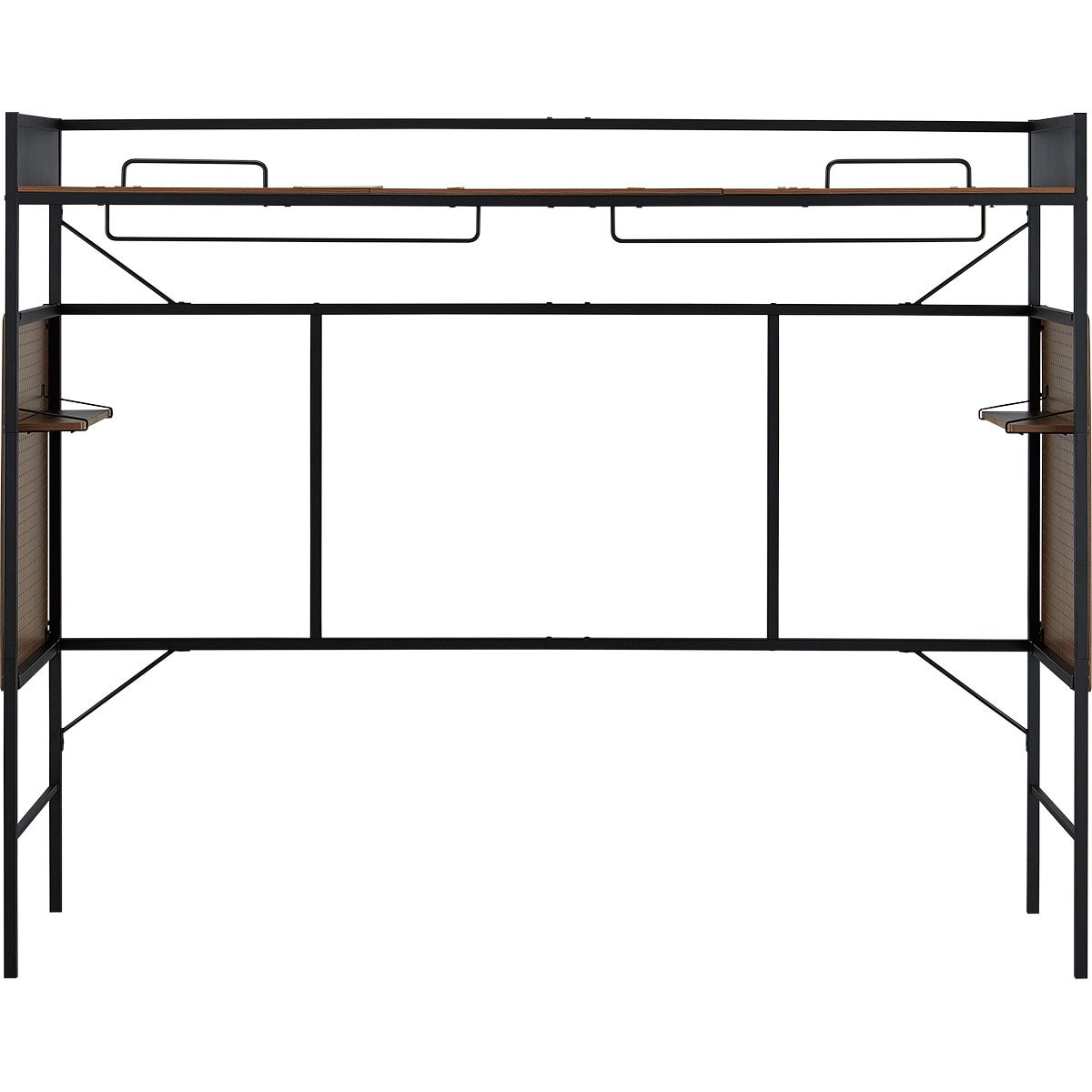 ハンガーシェルフ(XB101 MBR/BK)【配送員設置商品】