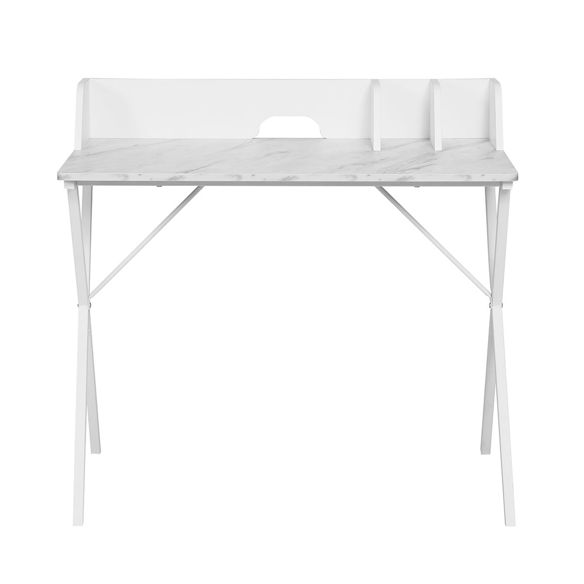 仕切り板付きデスク(OM001N WH)