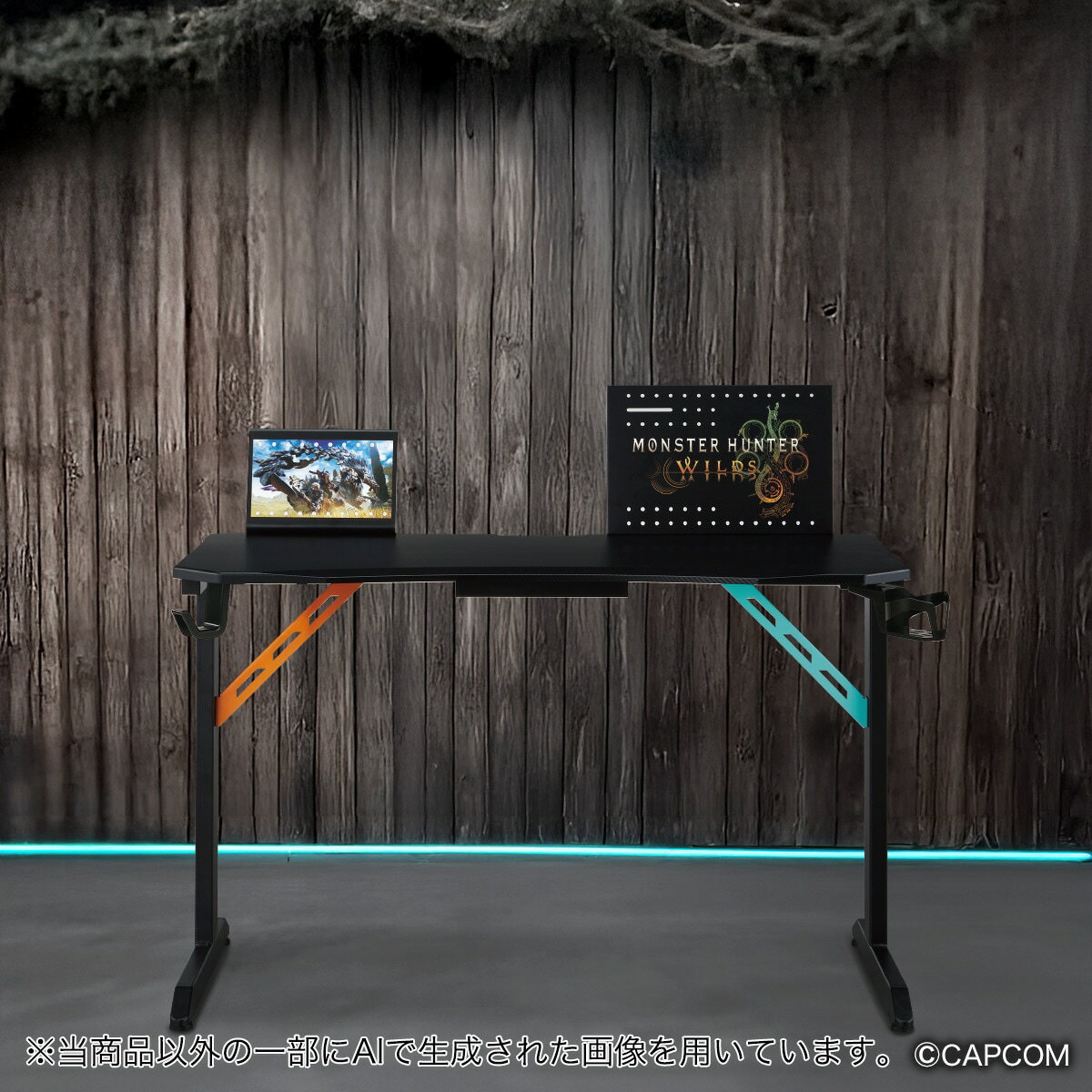 「モンスターハンターワイルズ」デスク