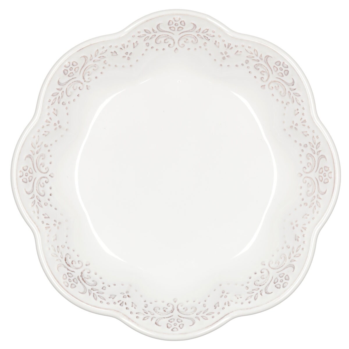 浅ボウル(18cm アンティークレース cDN03)　  デコホーム