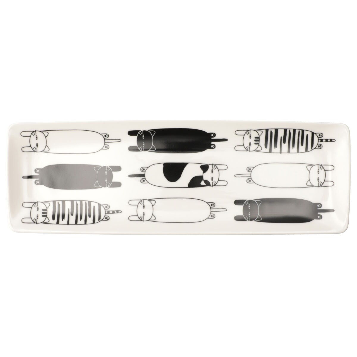 デコネコ 長角皿(DS509)  デコホーム