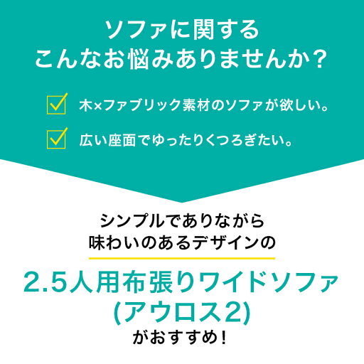 [幅171cm] 2.5人用布張りワイドソファ (アウロス2 DGY)  【配送員設置】 【5年保証】ソファ 2人用 2.5人用 ソファ 布張りソファ 2人掛け コンパクト 二人掛け布 シンプル ベーシック ナチュラルテイスト グレー S型スプリング ソファー ファブリック