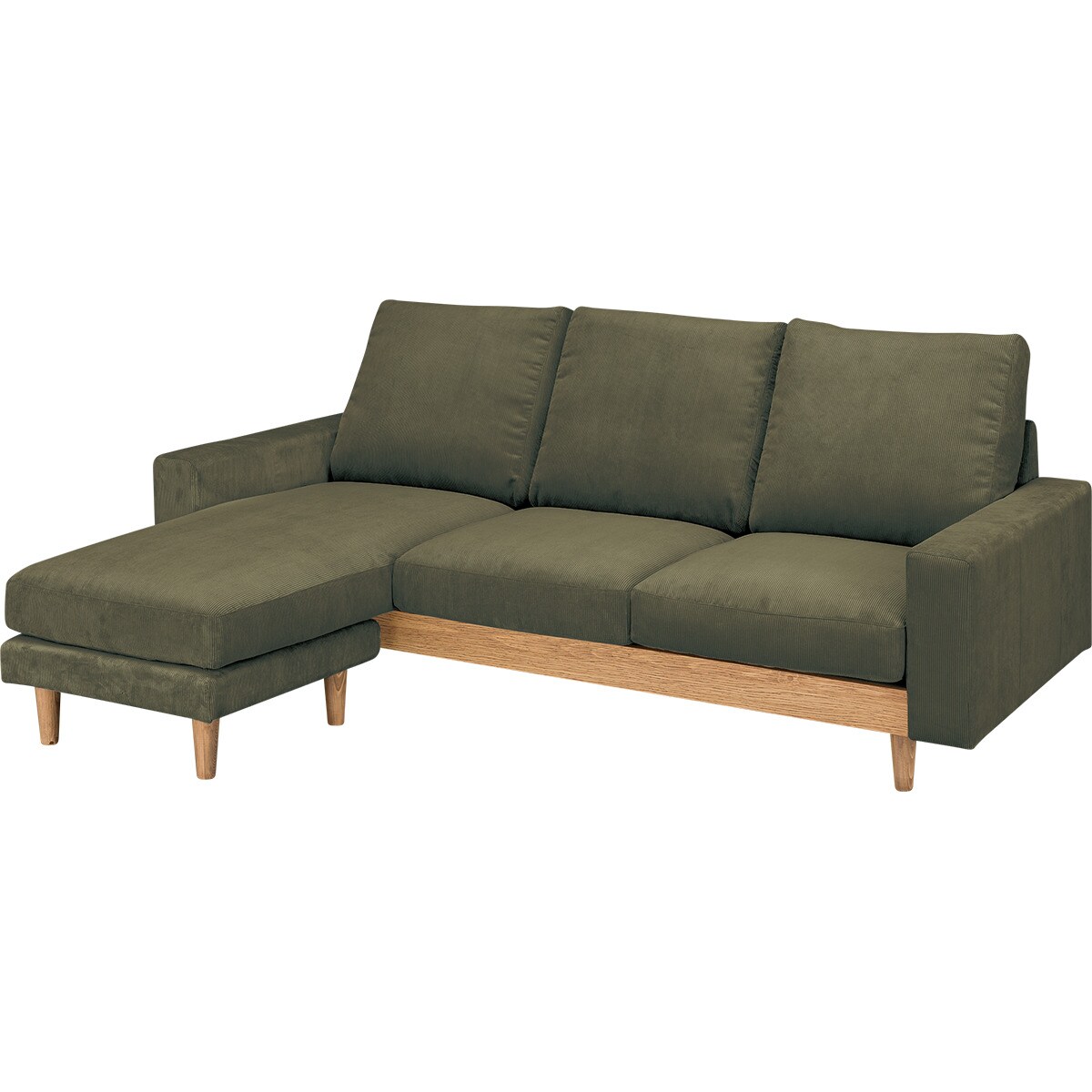 カウチソファ(アウロス4 DGR) ニトリ 【配送員設置】 【5年保証】のサムネイル