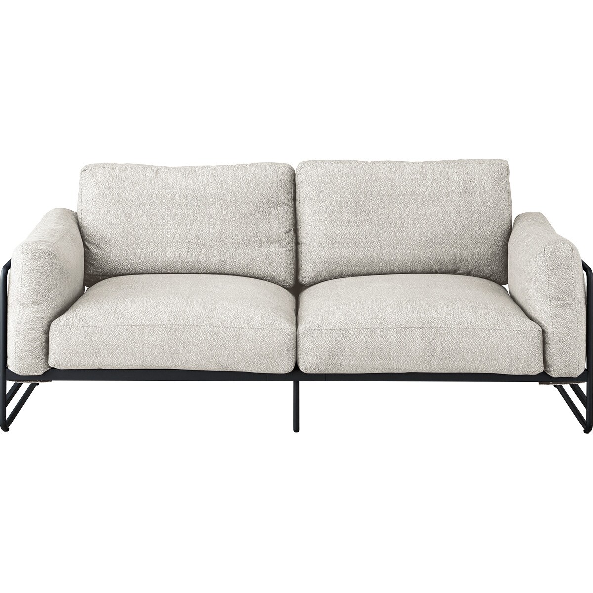 布張りソファ(VS02 BE)　　 【配送員設置商品】