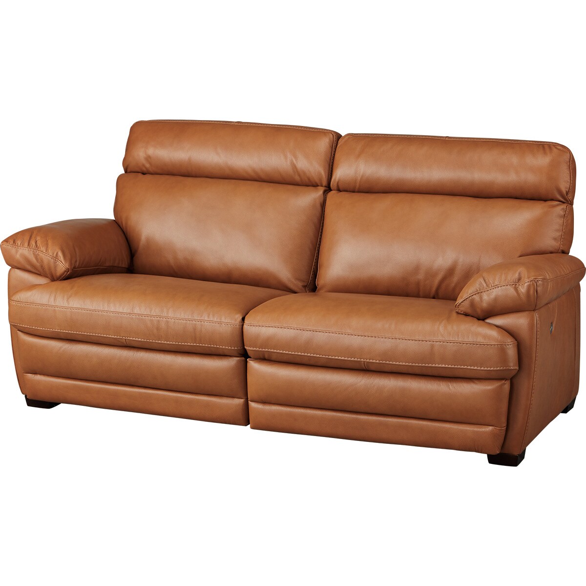 3人掛け 電動本革リクライニングソファ (NZ278 両 BR)  【配送員設置商品】 【5年保証】