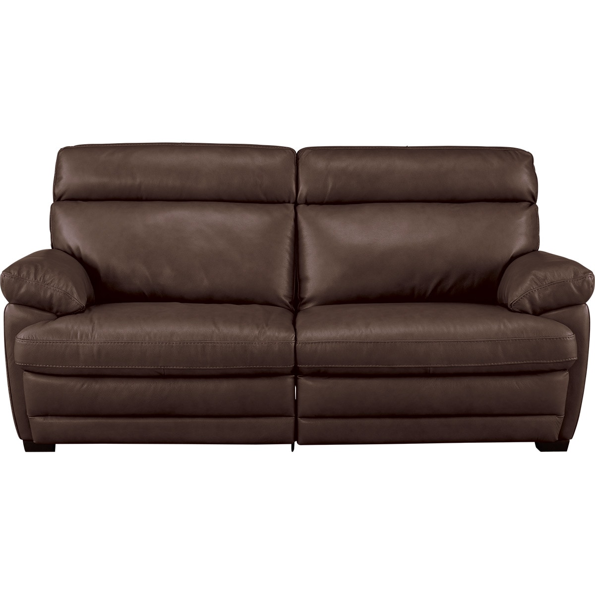 3人掛け 電動本革リクライニングソファ (NZ278 両 DBR)  【配送員設置商品】 【5年保証】