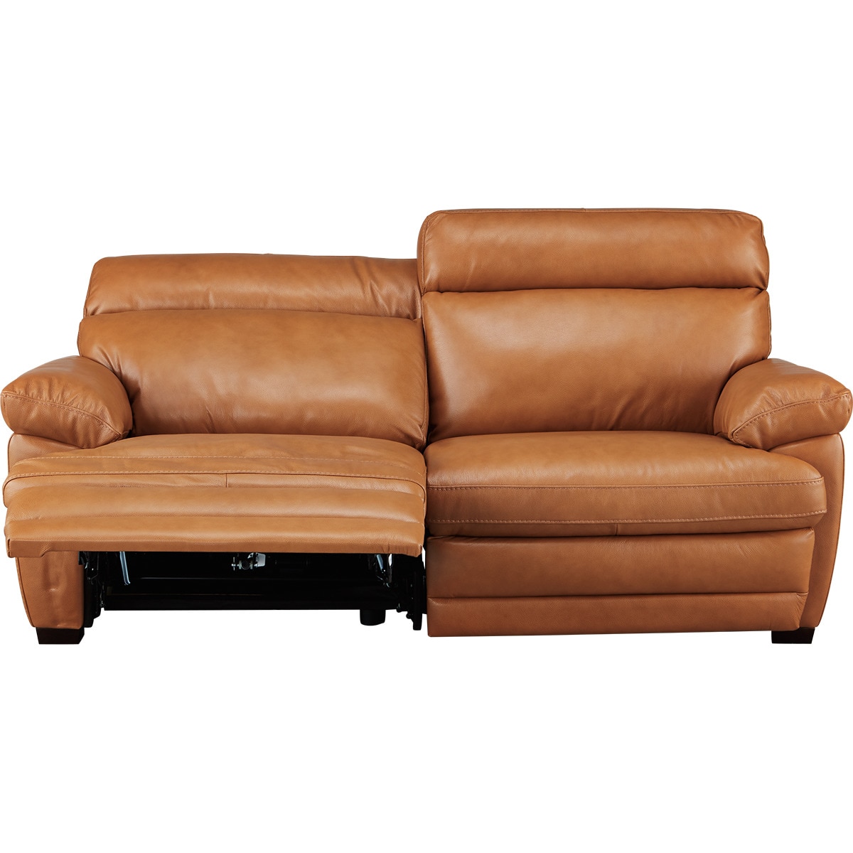 3人掛け 電動本革リクライニングソファ (NZ278 右 BR)  【配送員設置商品】 【5年保証】