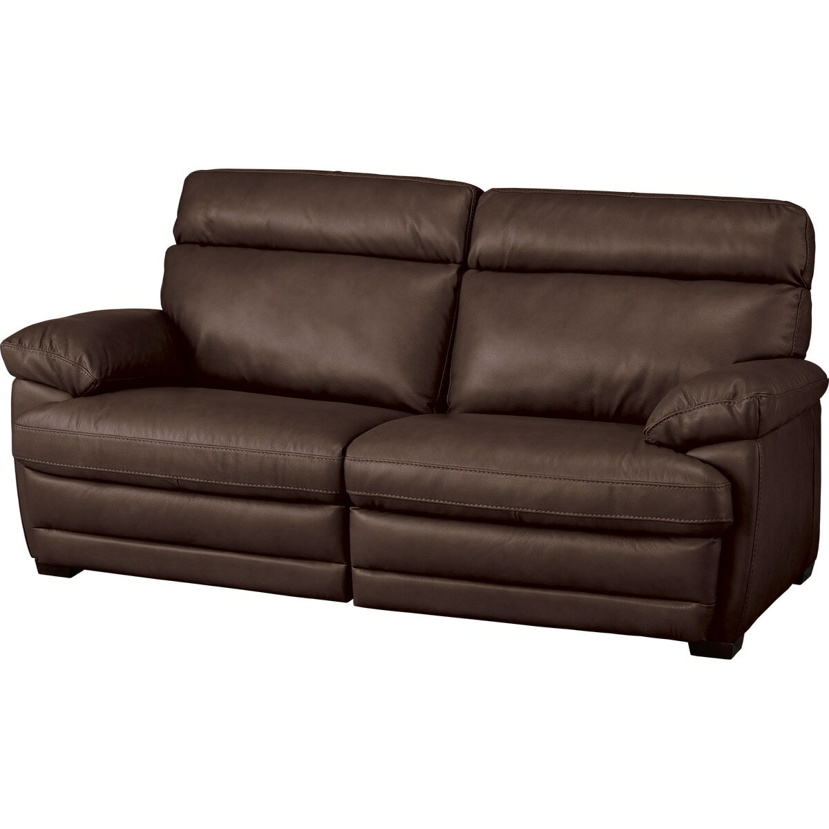 3人掛け 電動本革リクライニングソファ (NZ278 右 DBR)  【配送員設置商品】 【5年保証】