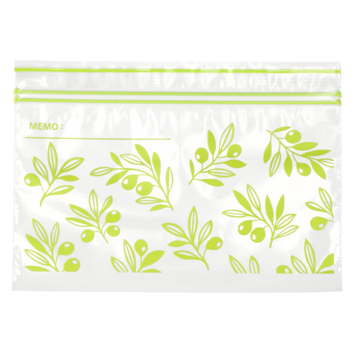 フリーザーバッグ ダブルジッパー SSサイズ 42枚入り オリーブ(TWOL)