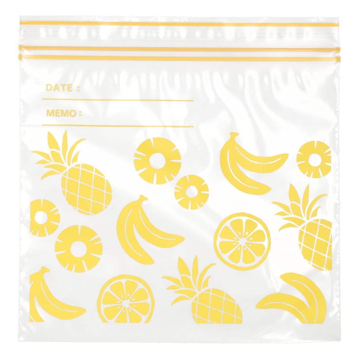 フリーザーバッグ ダブルジッパー Sサイズ 42枚入り ミックス(TWMI)