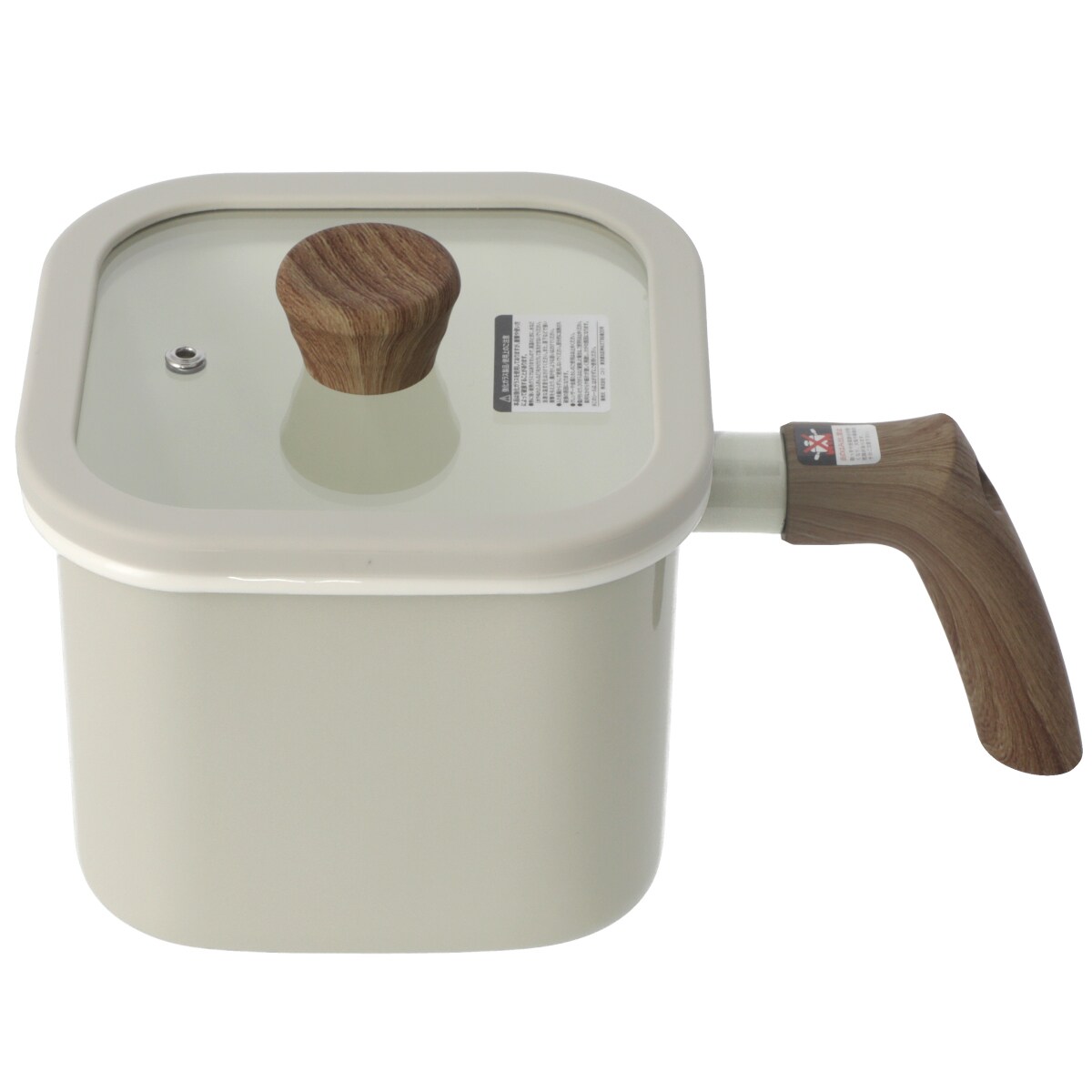 ホーローマルチポット角型(2.0 モカ PO001)　  デコホーム