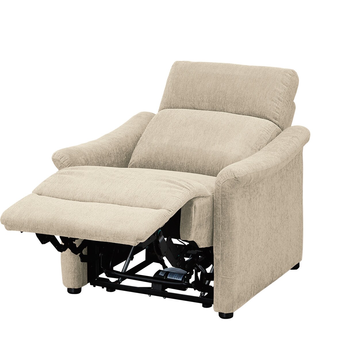 電動布張りリクライニングパーソナルチェア(DJ10)　 【配送員設置商品】 ベージュ ダークグレー