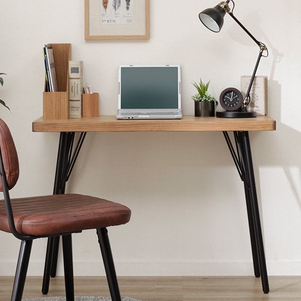 [幅98cm]スリムデスク(アウロス)   【5年保証】