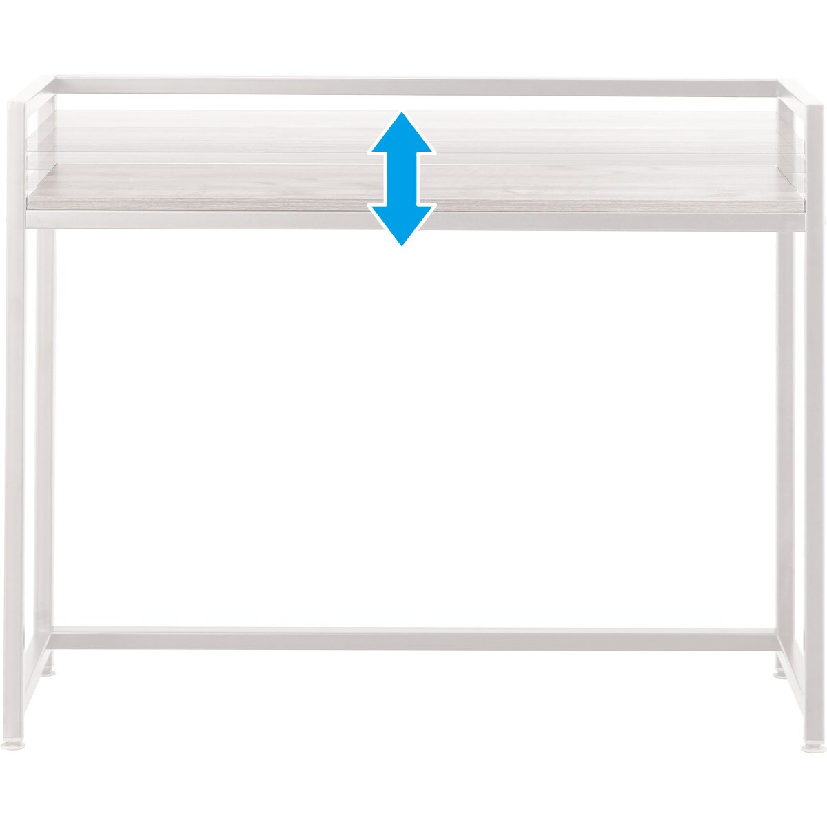 デスク(バジーナ STN WH)