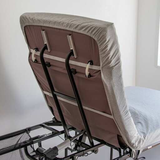 幅92cm 防水シーツ (AX-DZ002) シングル ベッド 電動ベッド 介護ベッド 綿素材 ボックスシーツ サポートグリップバンド付