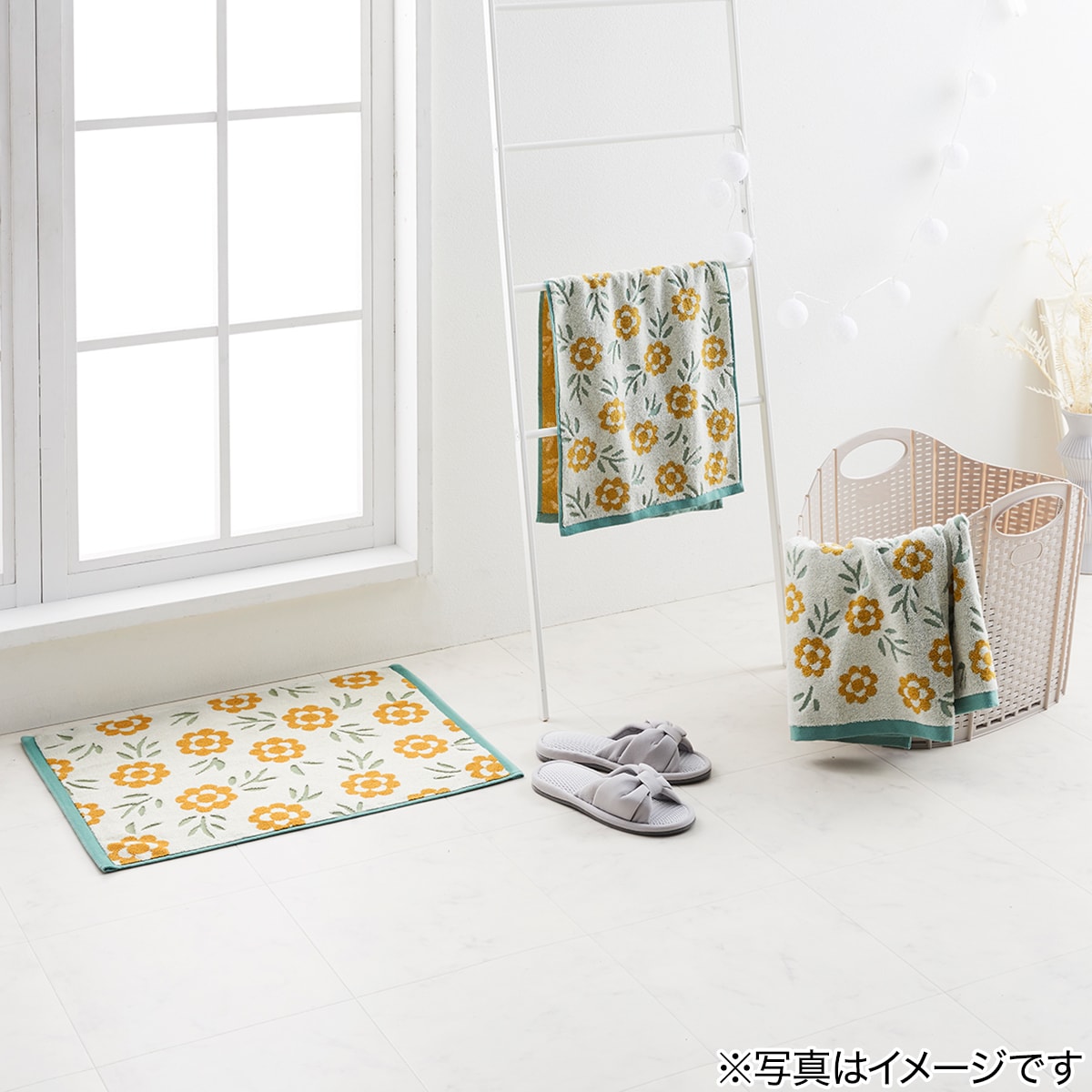 フェイスタオル(マリーゴールド IW1)　  デコホーム