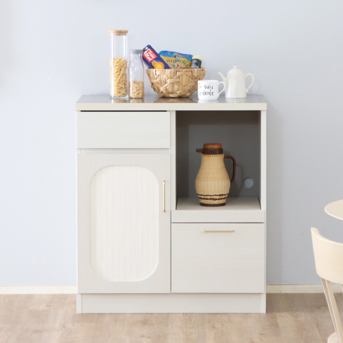 カウンター(TK304 80WW/ステンレス)　 【配送員設置商品】