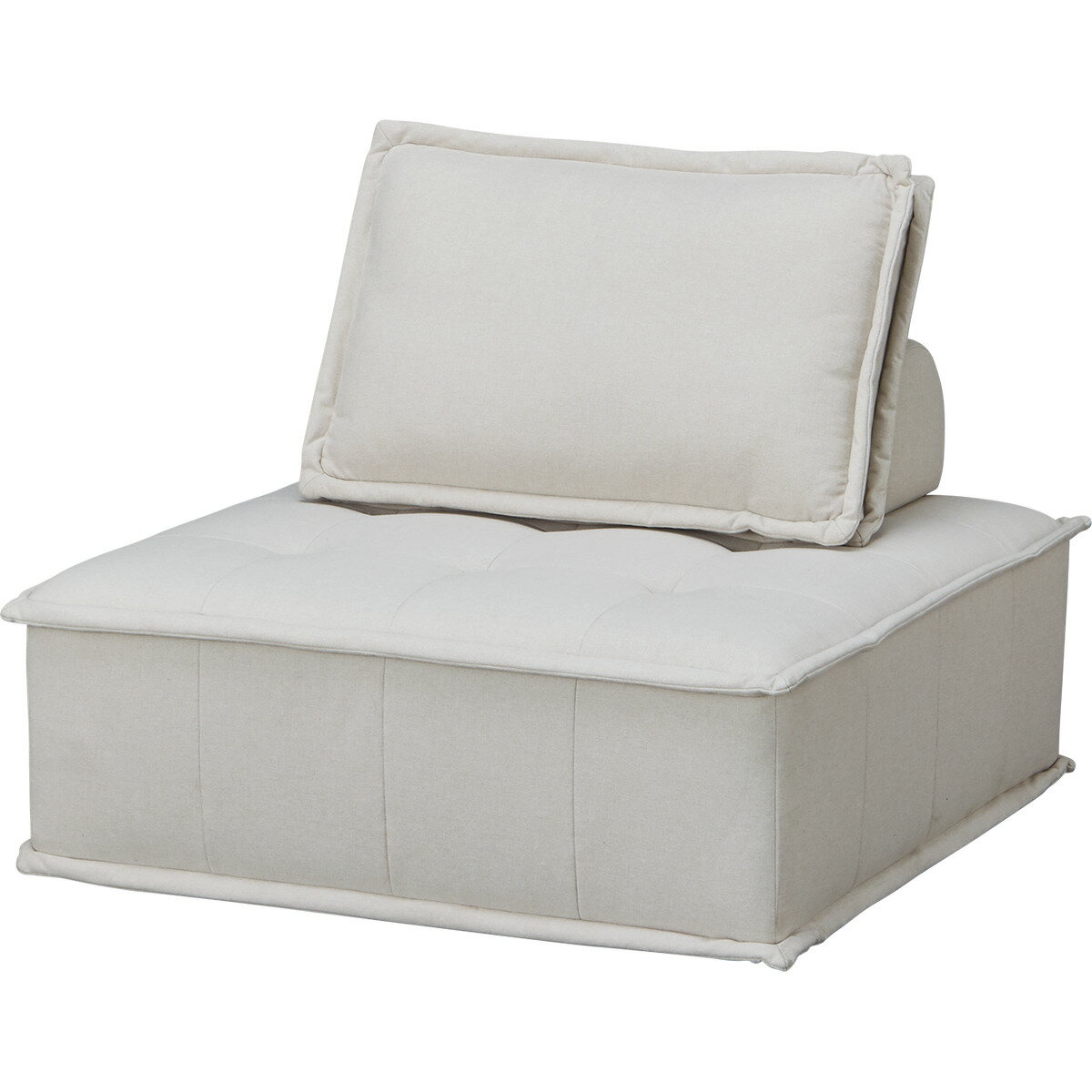 布張りローソファ1人用(SV03)　 【配送員設置商品】