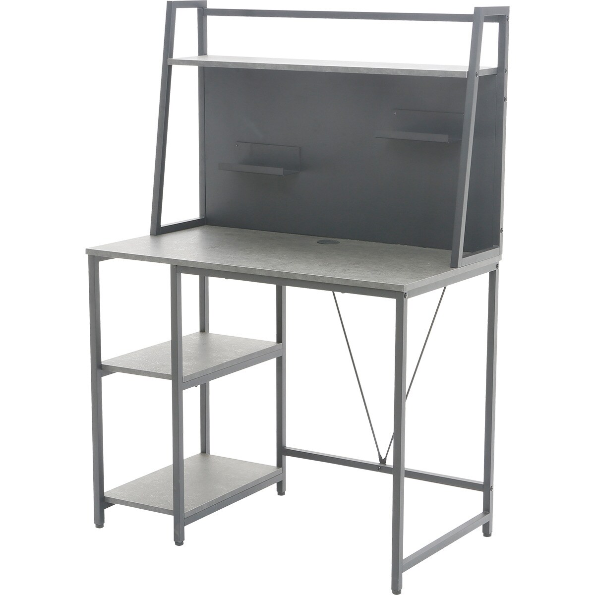 省スペースデスク(OM003 DGY)