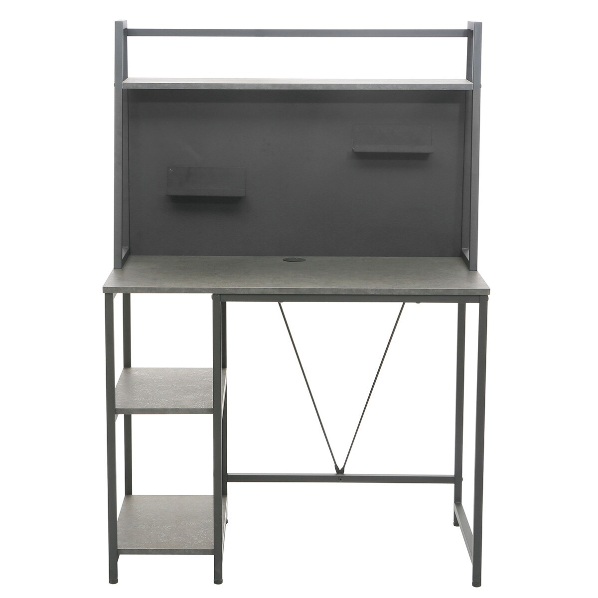 省スペースデスク(OM003 DGY)