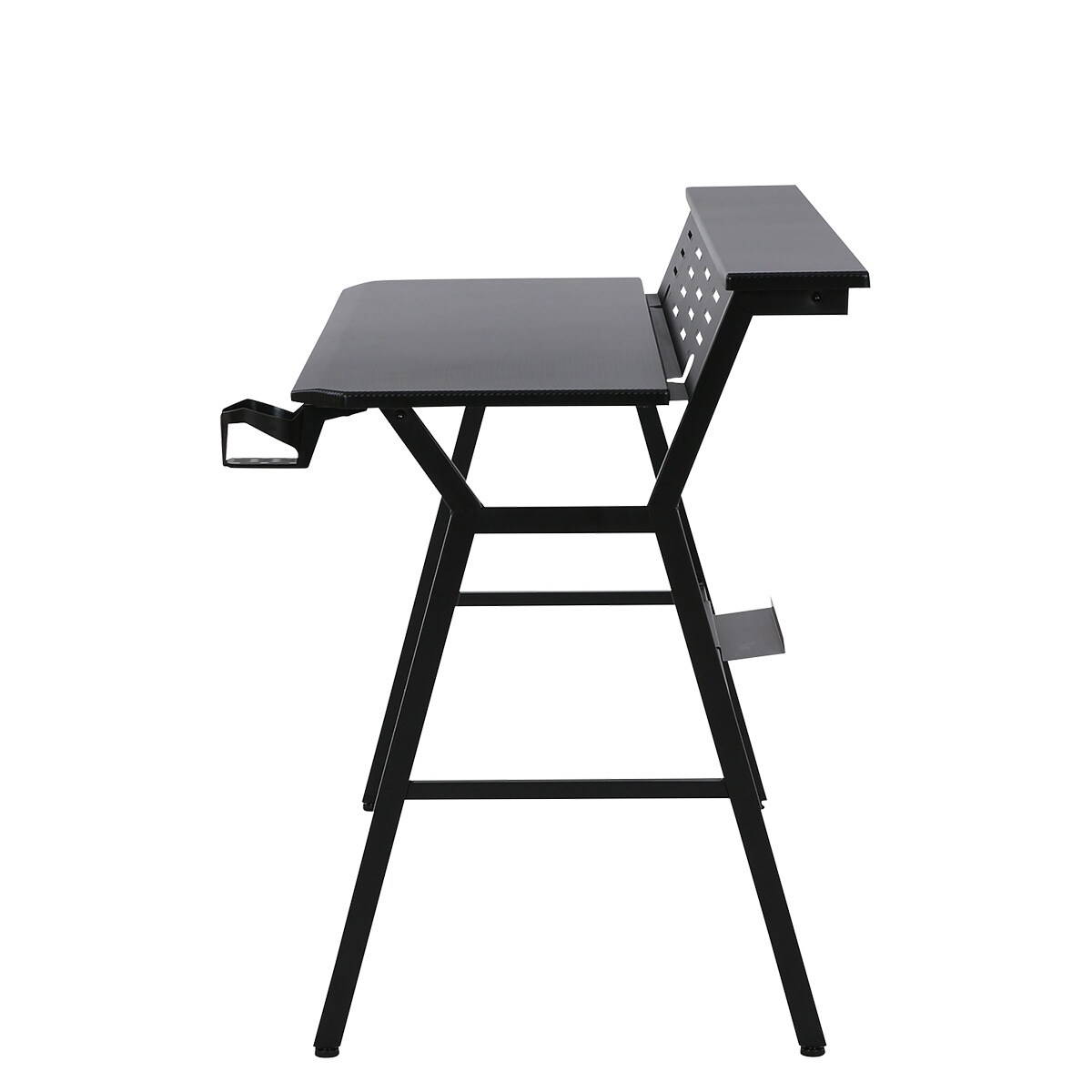 モニター台付きゲーミングデスク(GM014 BK)