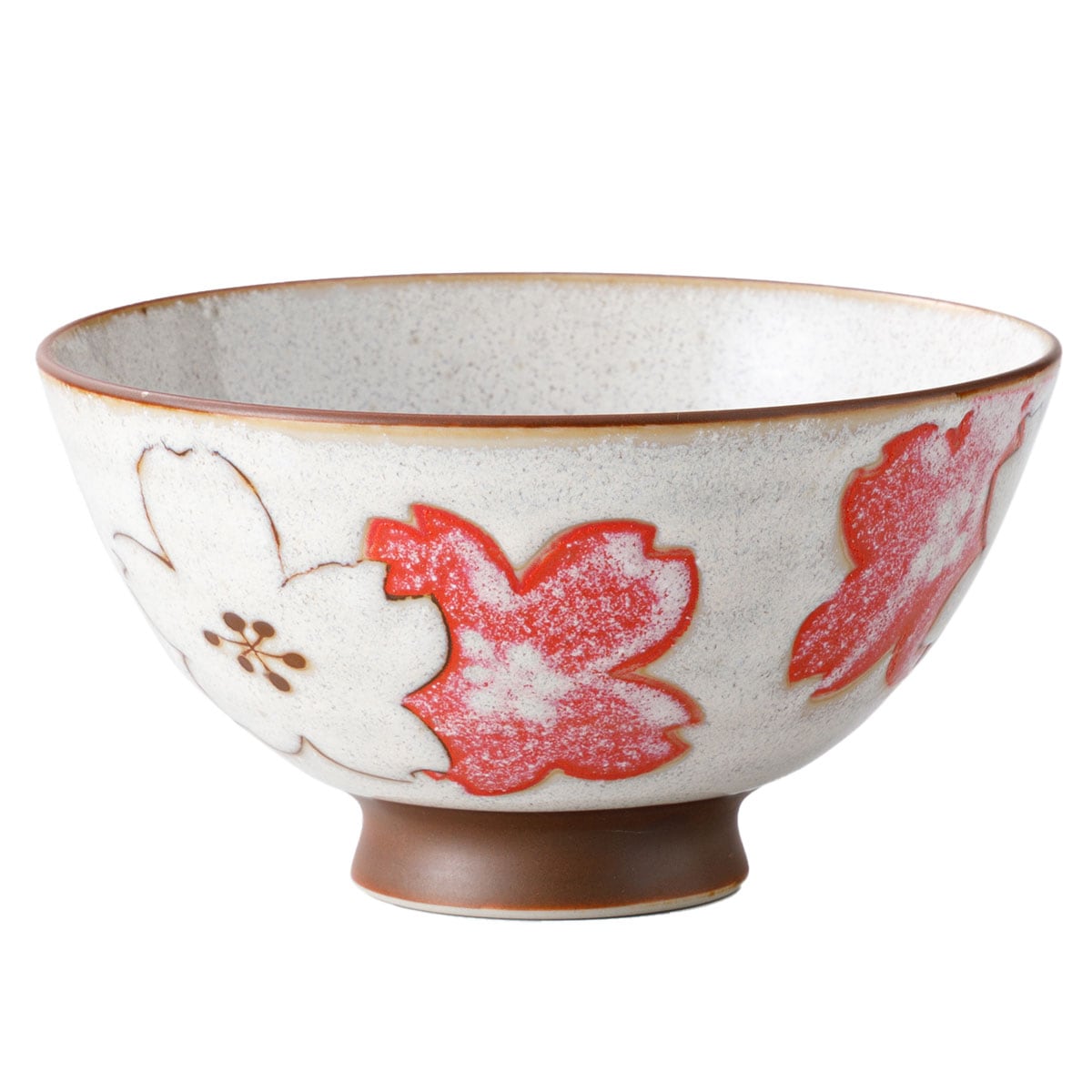 美濃焼 飯碗(和桜)　  デコホーム