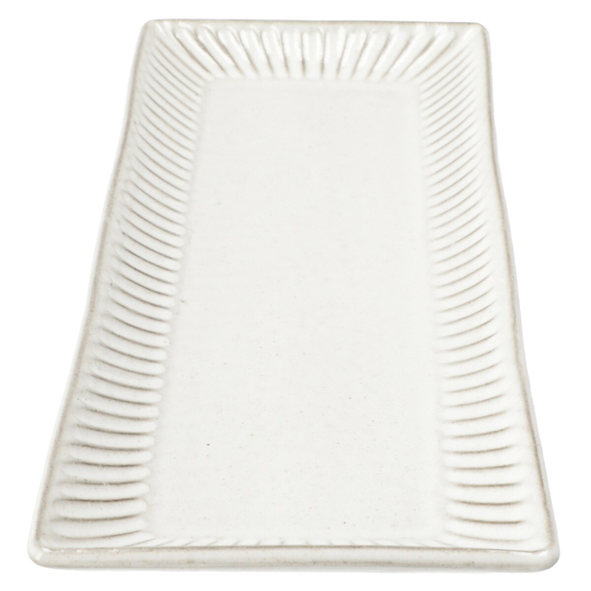 サンマ皿(35×13cm 唐茶削ぎ)