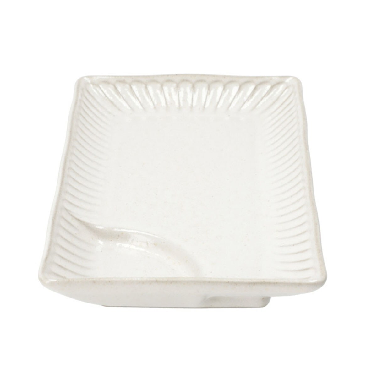 焼き物皿(21×12cm 唐茶削ぎ)