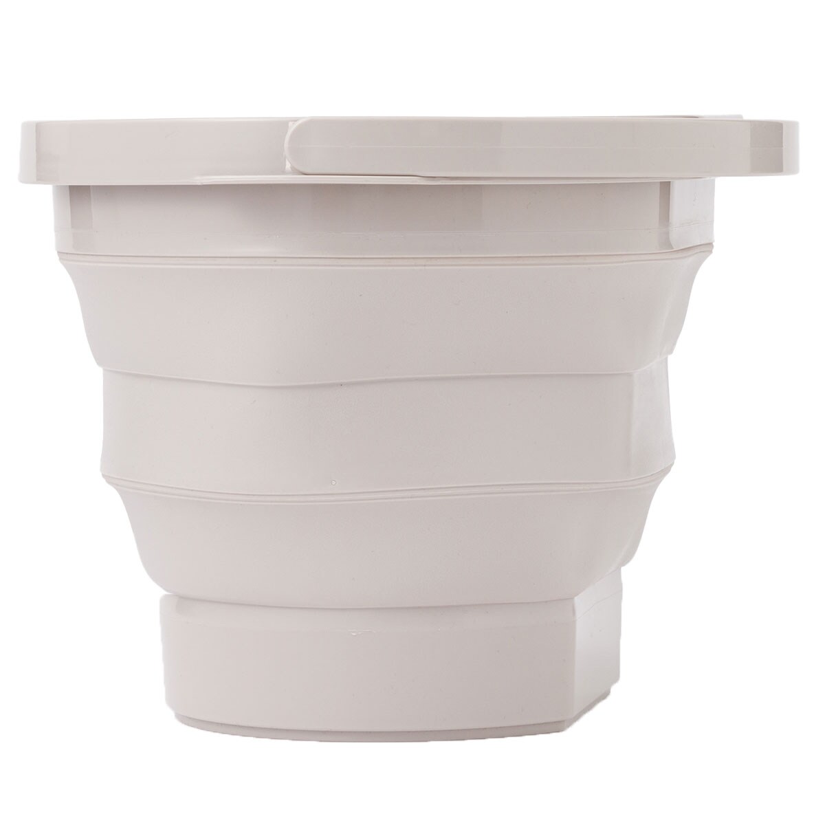 たためるバケツ10L(Lモカ DE01)　  デコホーム