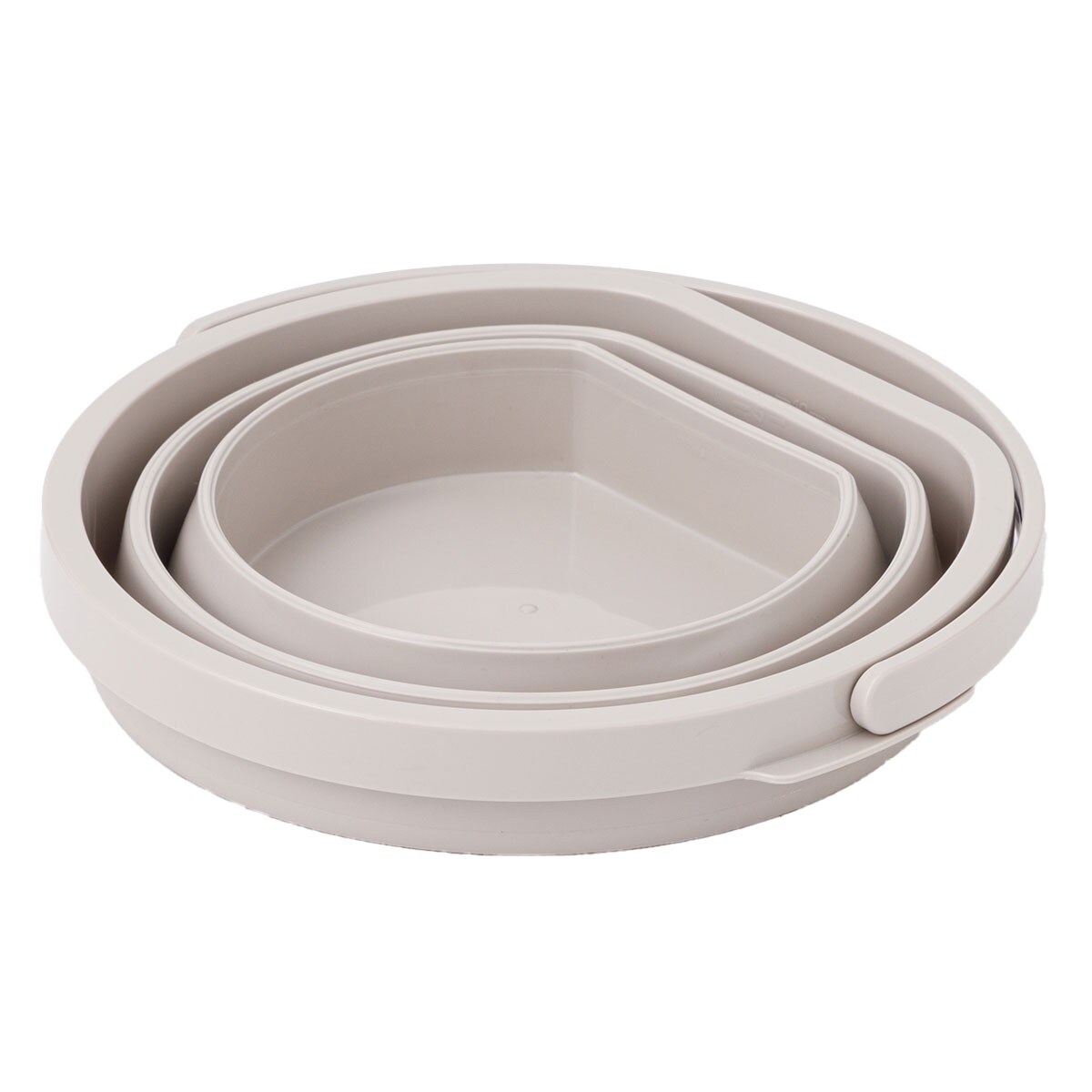 たためるバケツ10L(Lモカ DE01)　  デコホーム