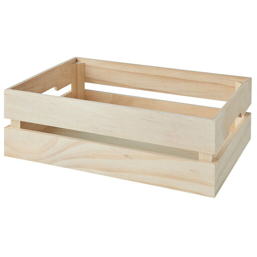 ニトリのエントリーで全商品P5倍 軽々バスケット パインボックス よこ型ハーフ(ナチュラル HP01)(リビング収納)