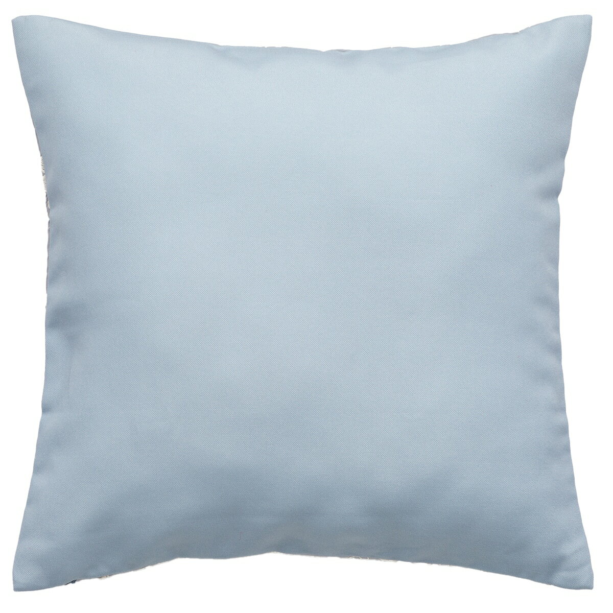 クッションカバー(ホワイトフラワー ブルー gSChq8)　  デコホーム