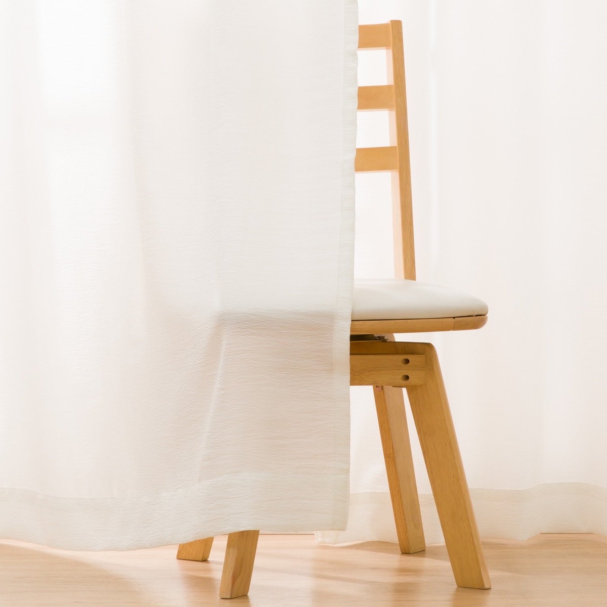 UVカット99%でも光拡散で明るい 遮熱・遮像・採光レースカーテン(RL079)