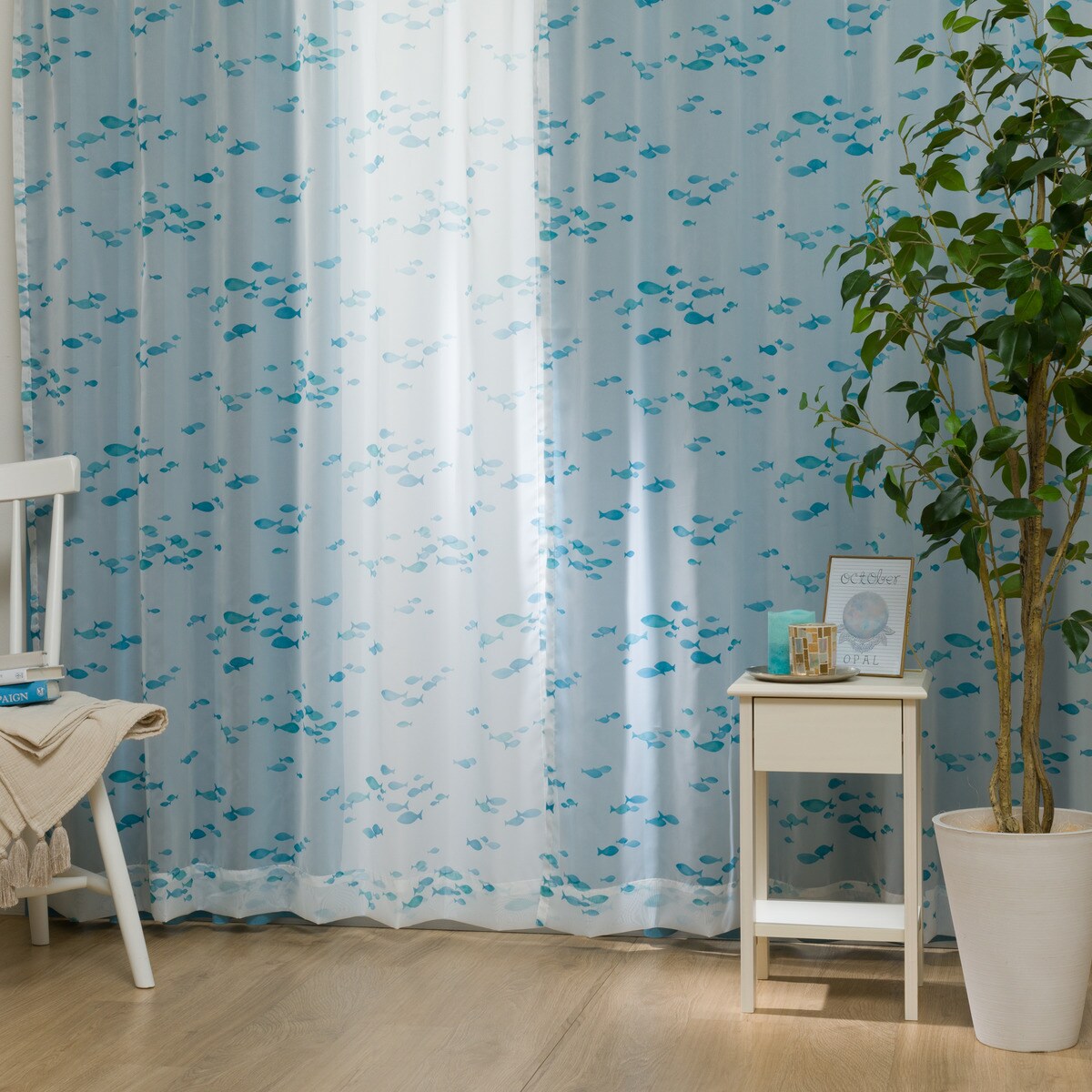 遮光1級・遮熱カーテン&遮熱・遮像レース4枚セット(RP018)